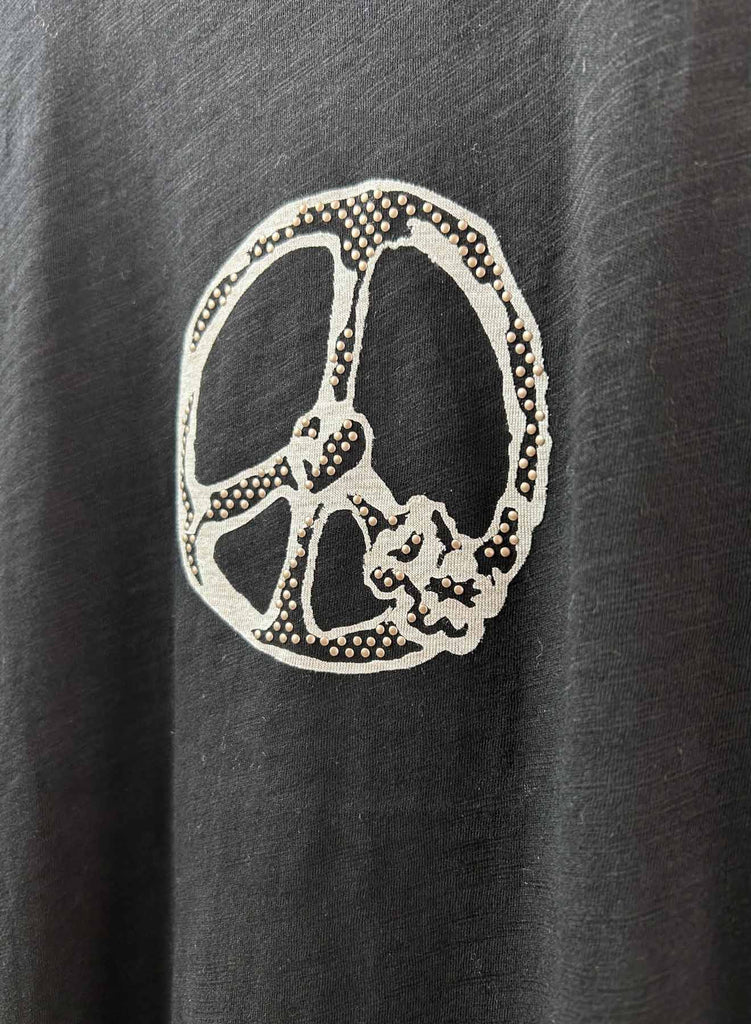 Graphic Norma Tee - Black Peace Crystal