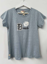 Graphic Ava Tee -   Denim Beach Bum