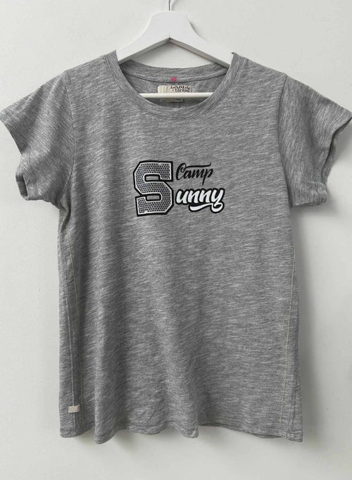 Graphic Ava Tee - Grey Camp Sunny