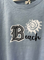 Graphic Ava Tee -   Denim Beach Bum