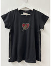 Graphic Ava Tee - Black Heart Break