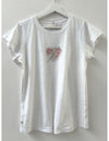 Graphic Ava Tee - White Heart Break