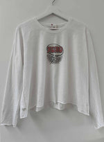 Graphic Ryder Tee - White XOXO Crystal