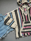 Baja Hoodie - Ecru Multi