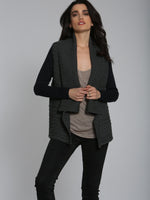 City Cable Cardigan - Charcoal