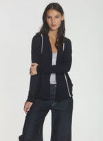 Brooklyn Drape Cardigan - Navy