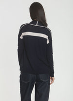 Brooklyn Drape Cardigan - Navy