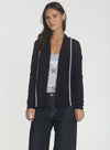 Brooklyn Drape Cardigan - Navy