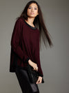 Beaded Neck Pullover