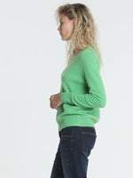 Core Cashmere Crew - Green