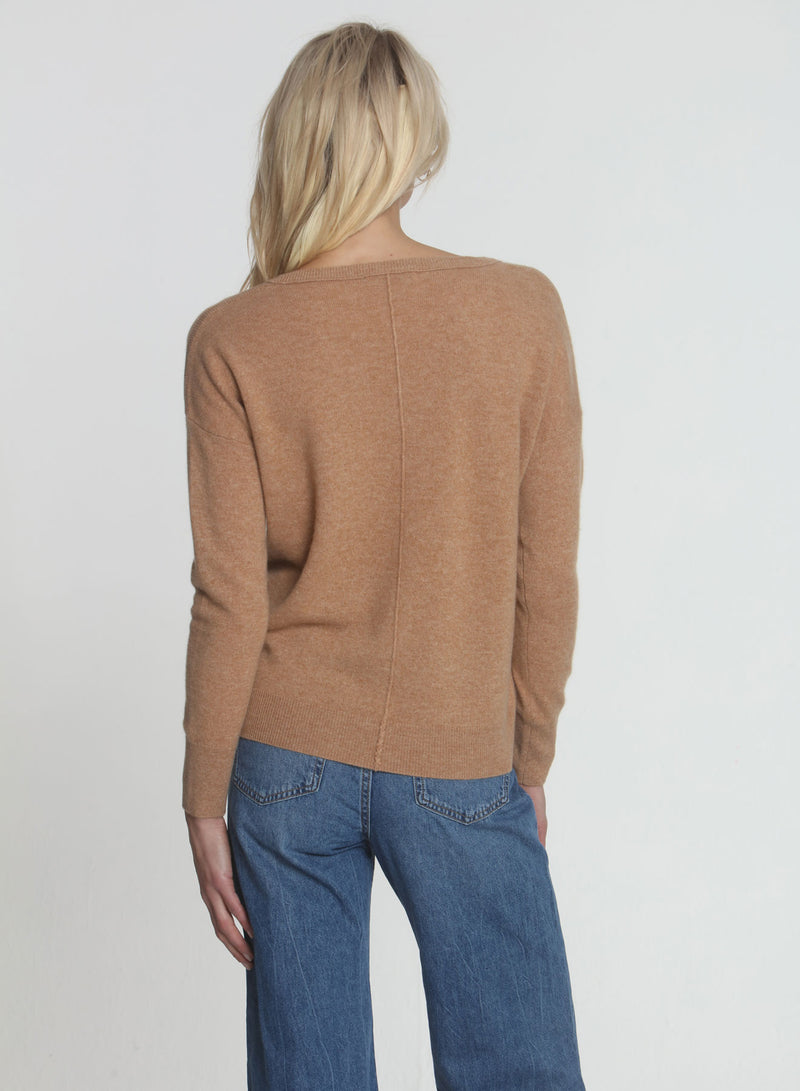 CORE Cashmere BF Vee - Ginger