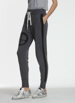 Luxe Peace Jogger - Charcoal