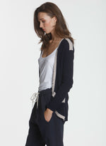 Parker Fray Cardigan - Navy