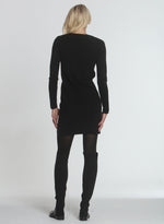 Morgan Knit Dress - Brown/black