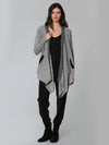 Luxe Cable Edge Cardigan - Grey