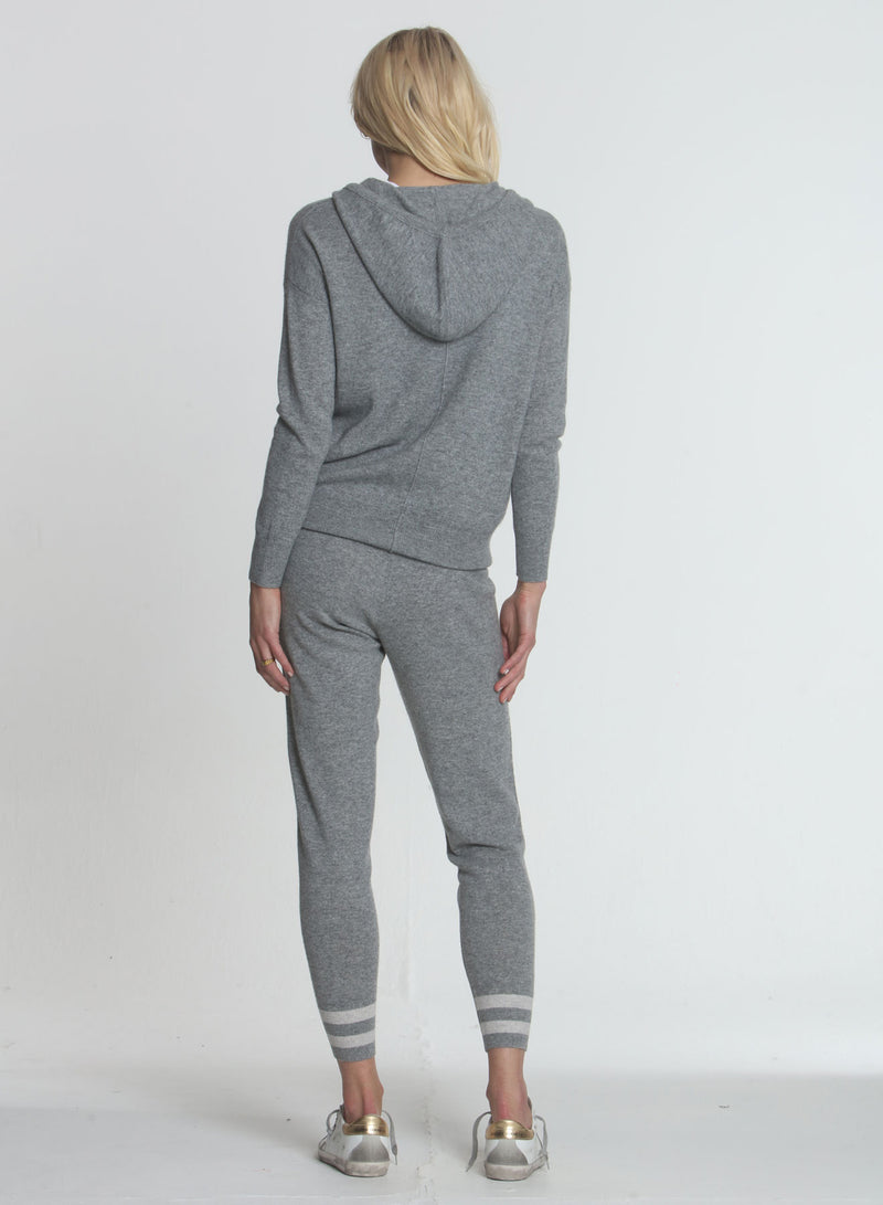 Star Lounge Hoodie - Grey Combo