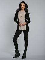 Luxe Baby Cable Tunic - Black