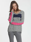 Clara Cable Sweater - Grey