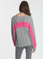 Clara Cable Sweater - Grey