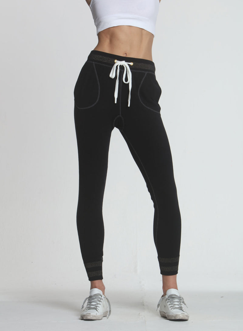 JMP Women's Casual Cotton Slim Fit Joggers Track Pants (Black,28