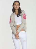 Kendra Cable Cardigan - Stone