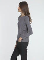 Riley LS Tee - Deep Taupe