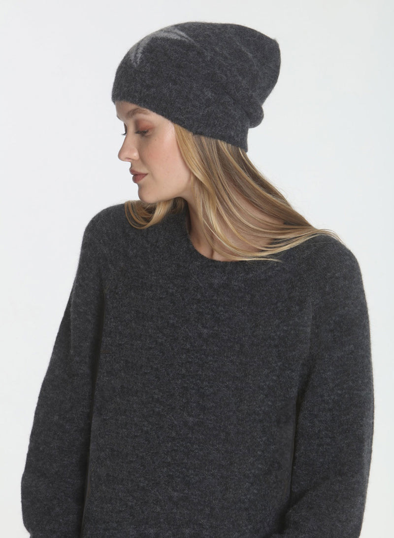 Billie Beanie - Charcoal/grey