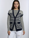 Luxe Striped Cardigan