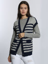 Luxe Striped Cardigan