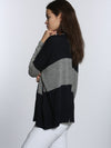 Wide Chic Vee - Navy