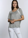 Sheer Trim Scoop - Grey