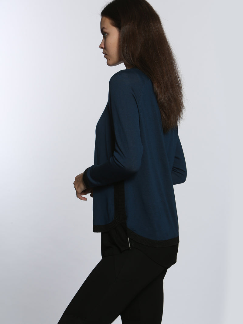 Beaded Neck Pullover