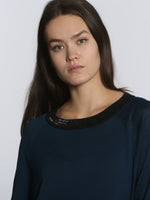 Beaded Neck Pullover