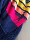 Retro Sweatshirt - Navy Surf